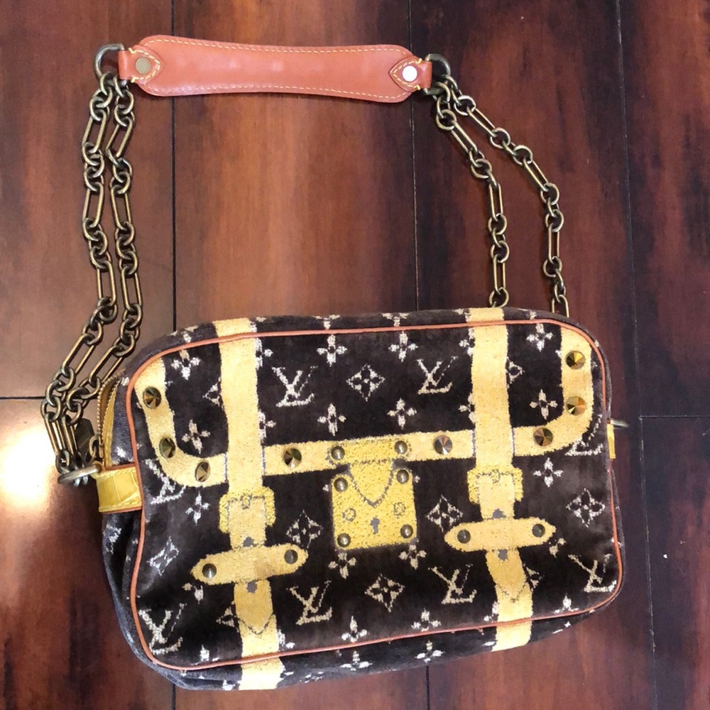 Original Louis Vuitton Trocadero Handbag 11 x 7 in from fall winter 04/05 show